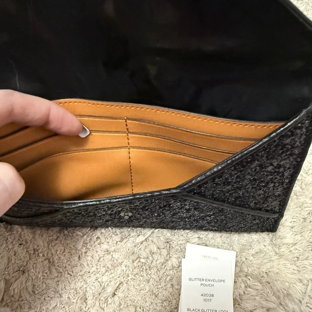 Tory Burch Sparkling Black Clutch